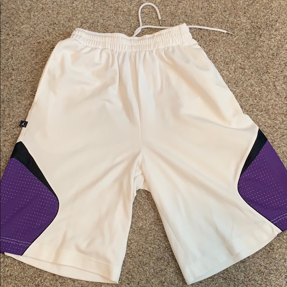 purple jordan basketball shorts
